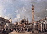 Francesco Guardi Canvas Paintings - The Feast of the Ascension